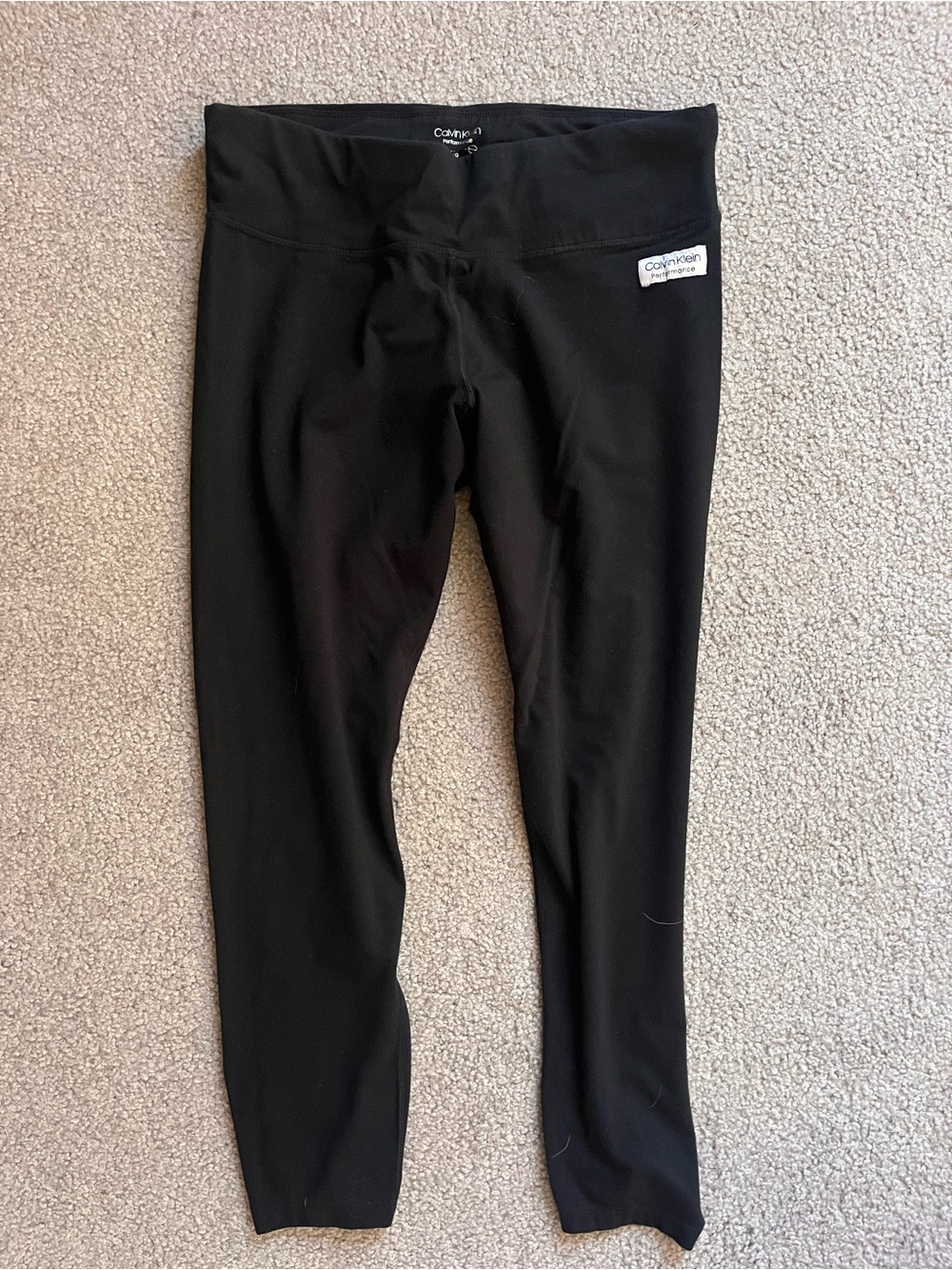 Calvin Klein Black Kids Leggings
